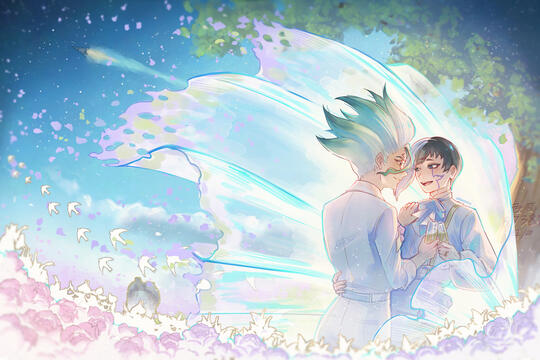 Sengen Wedding ( Half Body + Detailed Background)