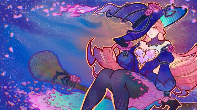 Halloween Witch (Thigh Up + Details)