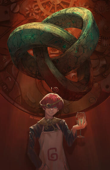 Dr Stone (Half Body + Detailed Background)